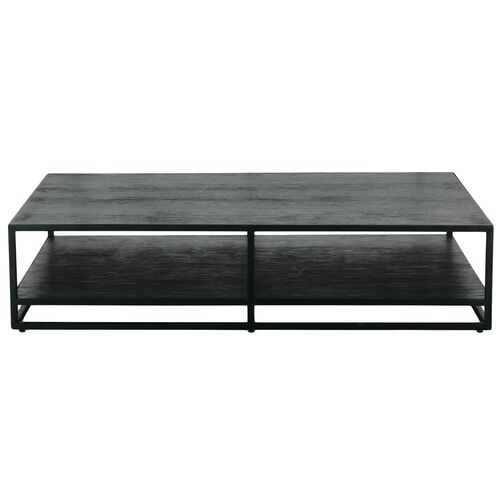 Rex Rectangular Coffee Table, Ink Black 1 Rex Rectangular Coffee Table, Ink Black