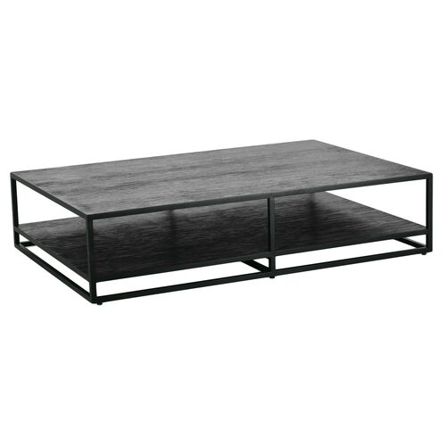 Rex Rectangular Coffee Table, Ink Black 3 Rex Rectangular Coffee Table, Ink Black