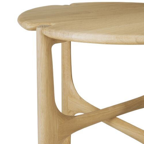 PI Side Table, Oak 3 PI Side Table, Oak