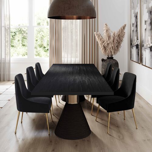 Henrik Rope Rectangular Dining Table, Black 9 Henrik Rope Rectangular Dining Table, Black