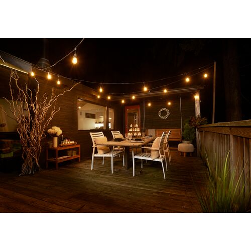 Caleb 15-Pc String Lights, Black 2 Caleb 15-Pc String Lights, Black