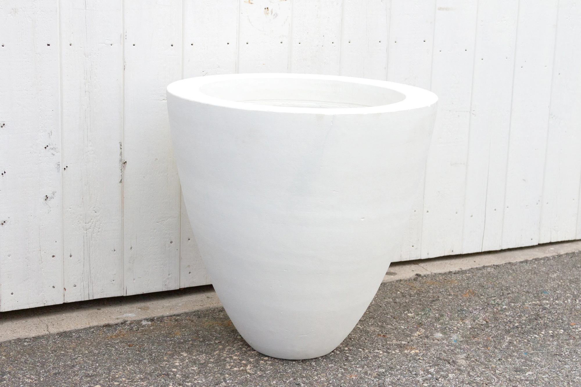 White Dove Round Stone Planter 7 White Dove Round Stone Planter