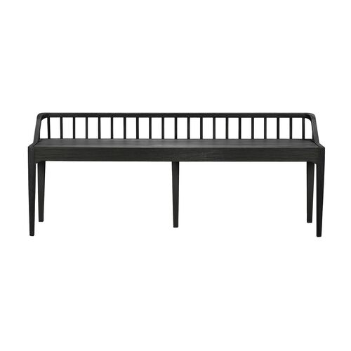 Spindle Bench, Oak 2 Spindle Bench, Oak