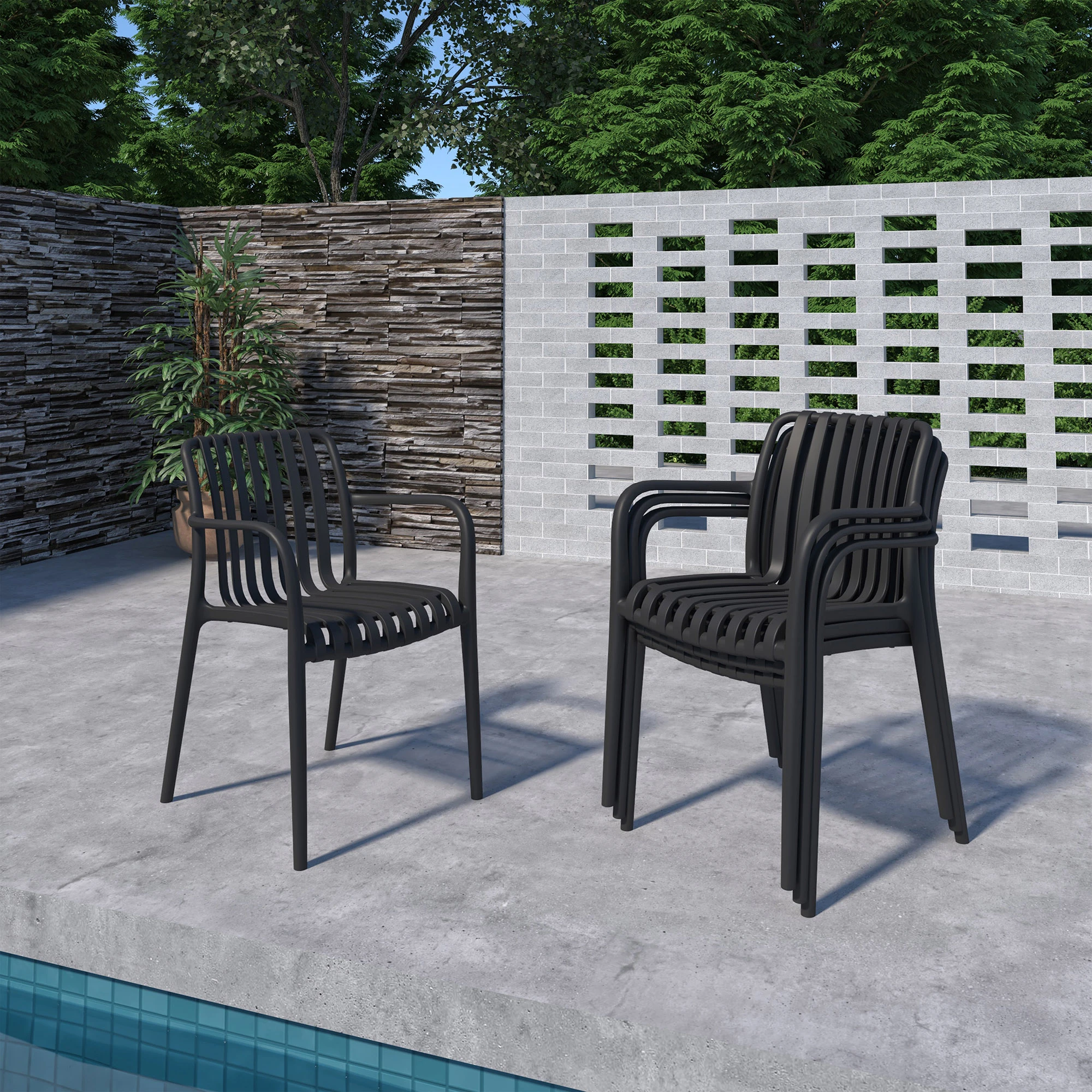 Lanai 9-Pc Outdoor Rectangular Teak Dining Set 5 Lanai 9-Pc Outdoor Rectangular Teak Dining Set