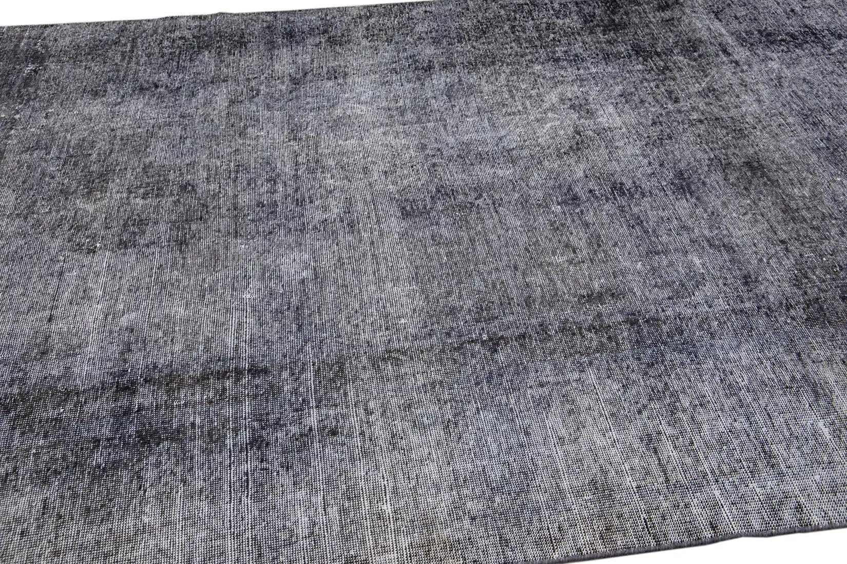 Vintage Asian Overdyed Solid Runner Rug 1 Vintage Asian Overdyed Solid Runner Rug