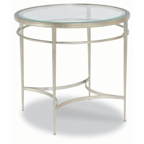 Forbach Side Table, Silver Leaf 1 Forbach Side Table, Silver Leaf