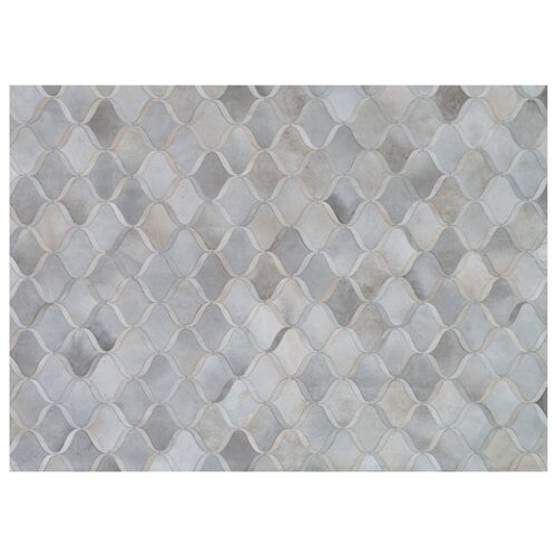 Eber Hide Rug, Gray/Silver 1 Eber Hide Rug, Gray/Silver