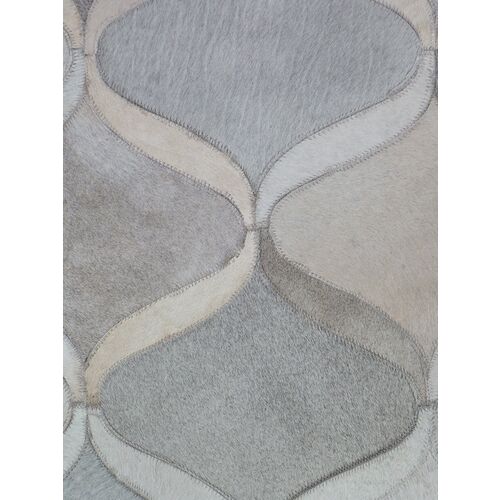 Eber Hide Rug, Gray/Silver 3 Eber Hide Rug, Gray/Silver