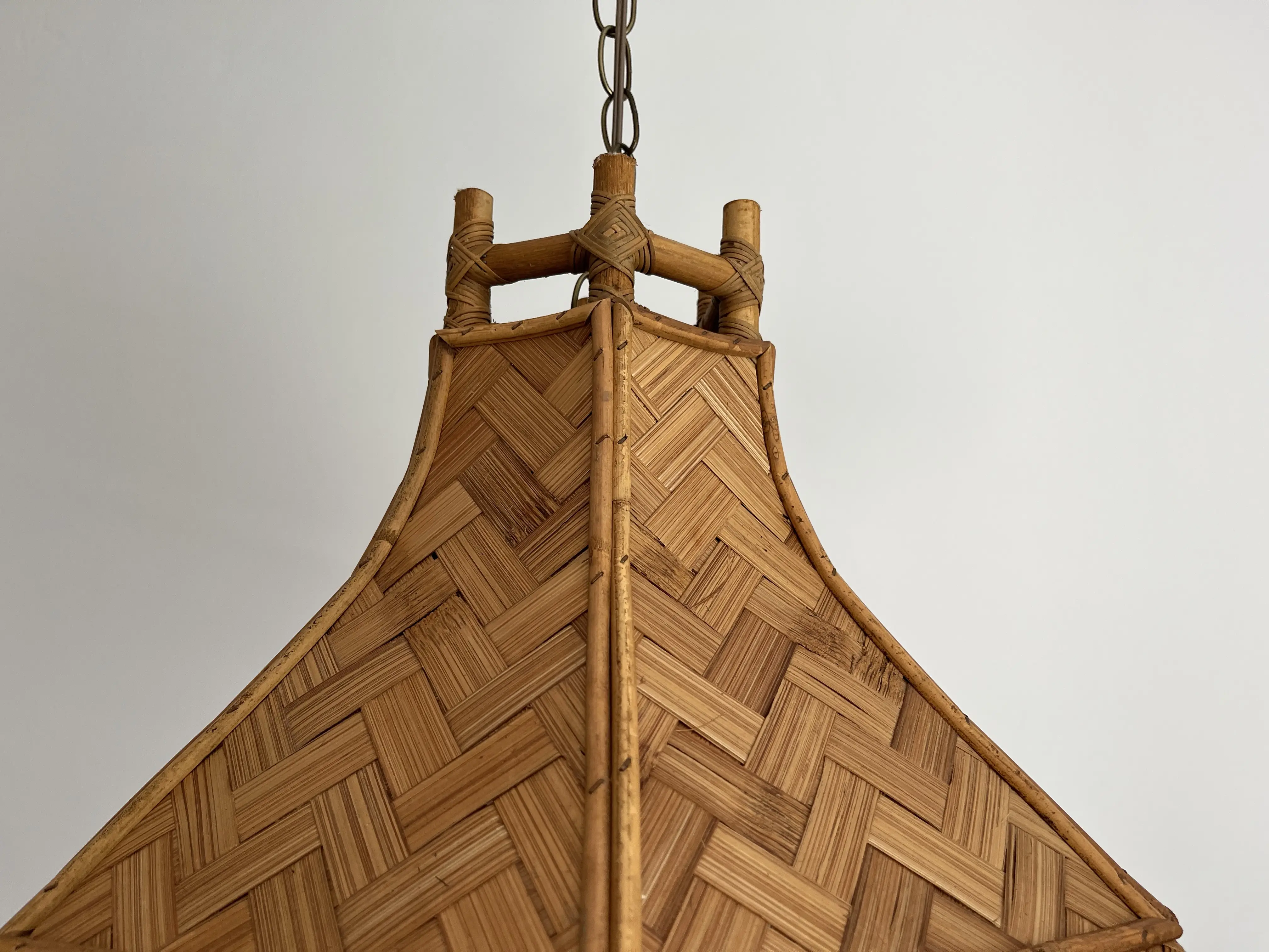 Wicker & Bamboo Pendant Light 4 Wicker & Bamboo Pendant Light