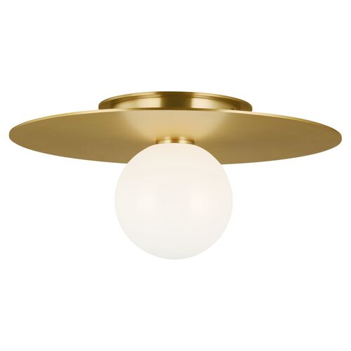 Nodes Medium Flush Mount, Burnished Brass 2 Nodes Medium Flush Mount, Burnished Brass