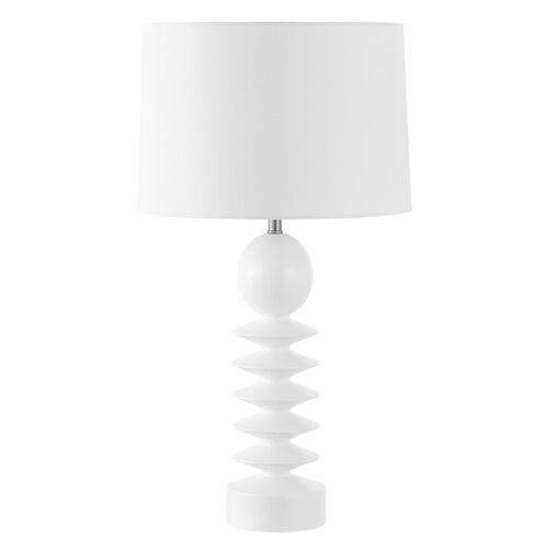 Zolla Table Lamp, White Washed