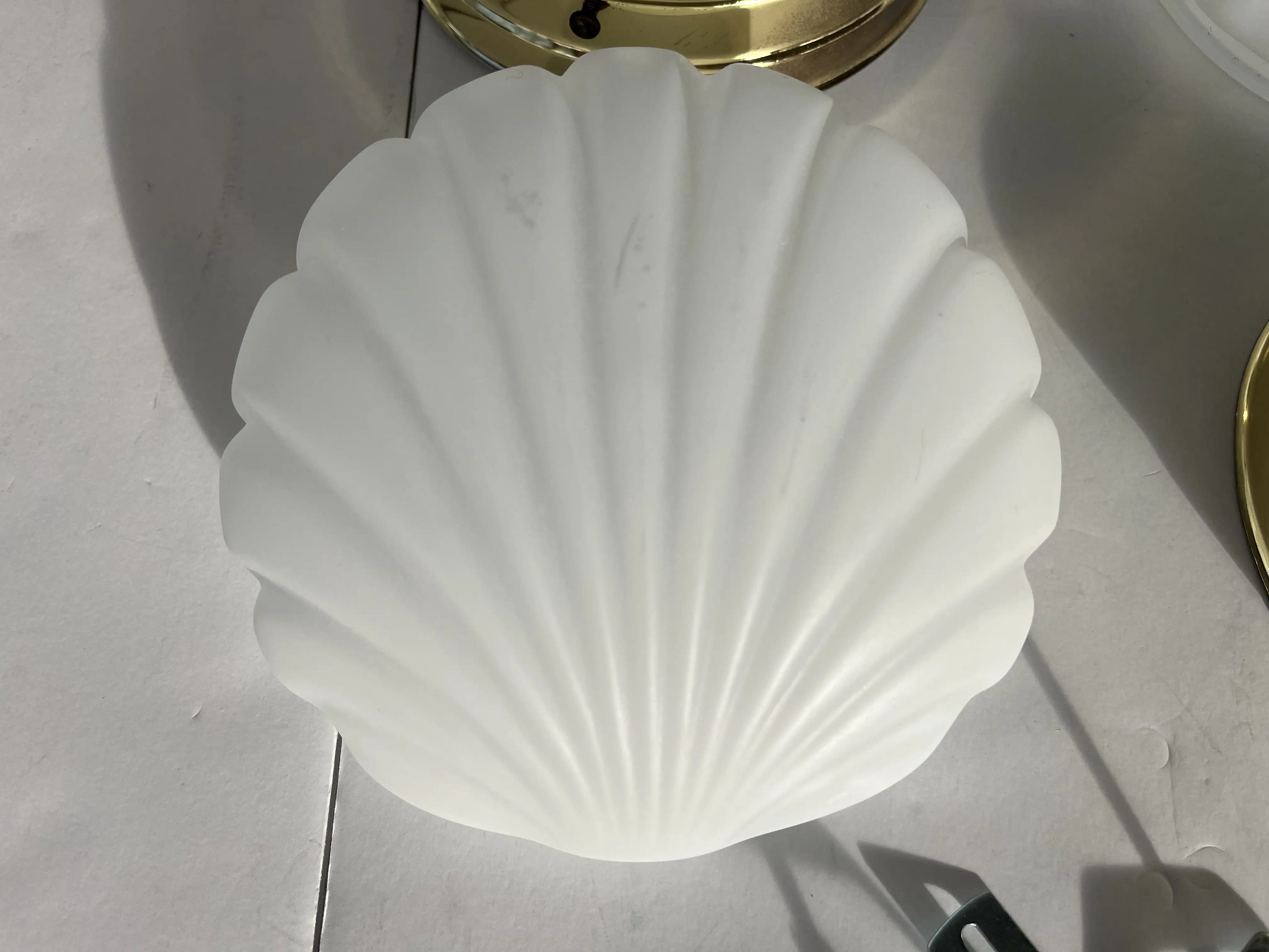 Scallop Shell Wall Lights, S/3 5 Scallop Shell Wall Lights, S/3