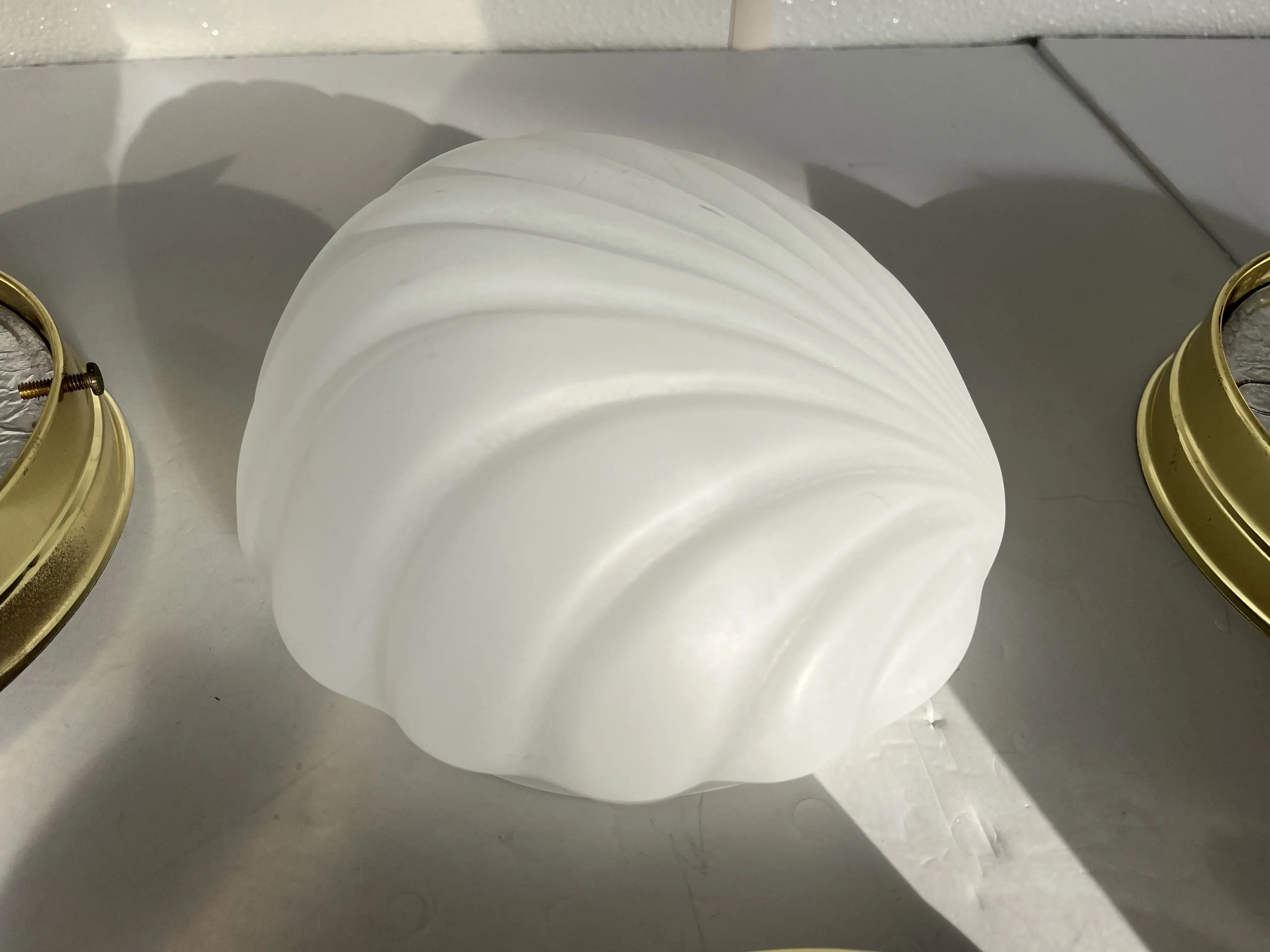 Scallop Shell Wall Lights, S/3 8 Scallop Shell Wall Lights, S/3