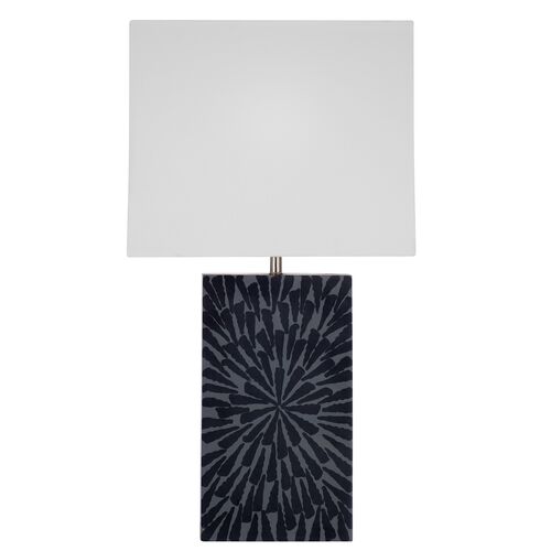 Daniela Bone Table Lamp, Gray 1 Daniela Bone Table Lamp, Gray