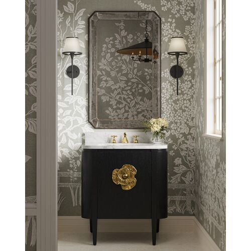 Large Antiqued Rectangular Wall Mirror, Silver 4 Large Antiqued Rectangular Wall Mirror, Silver