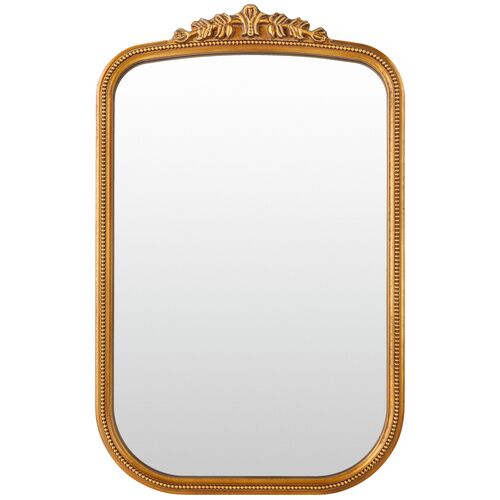 Ivy Rectangular Accent Mirror, Gold 1 Ivy Rectangular Accent Mirror, Gold