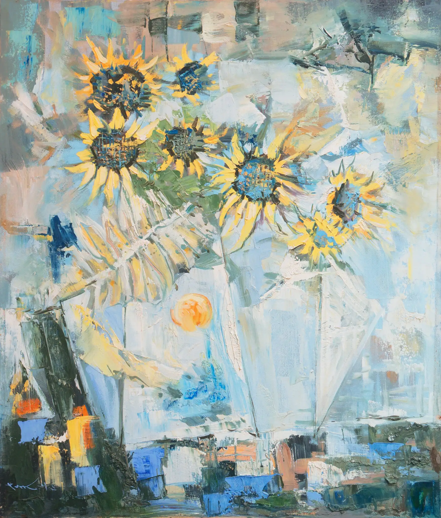 Modernist Sunflowers' 1 Modernist Sunflowers'