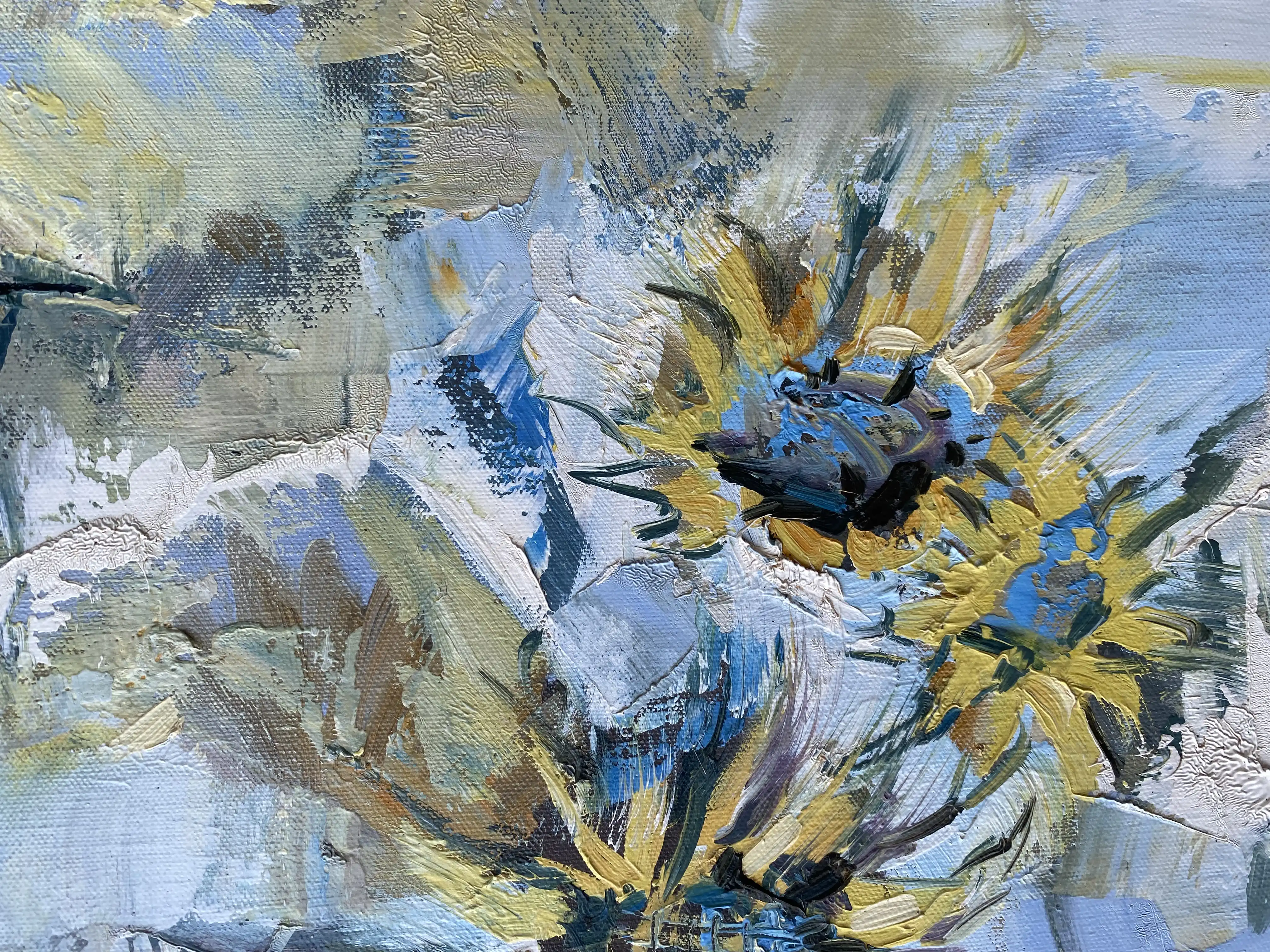 Modernist Sunflowers' 4 Modernist Sunflowers'