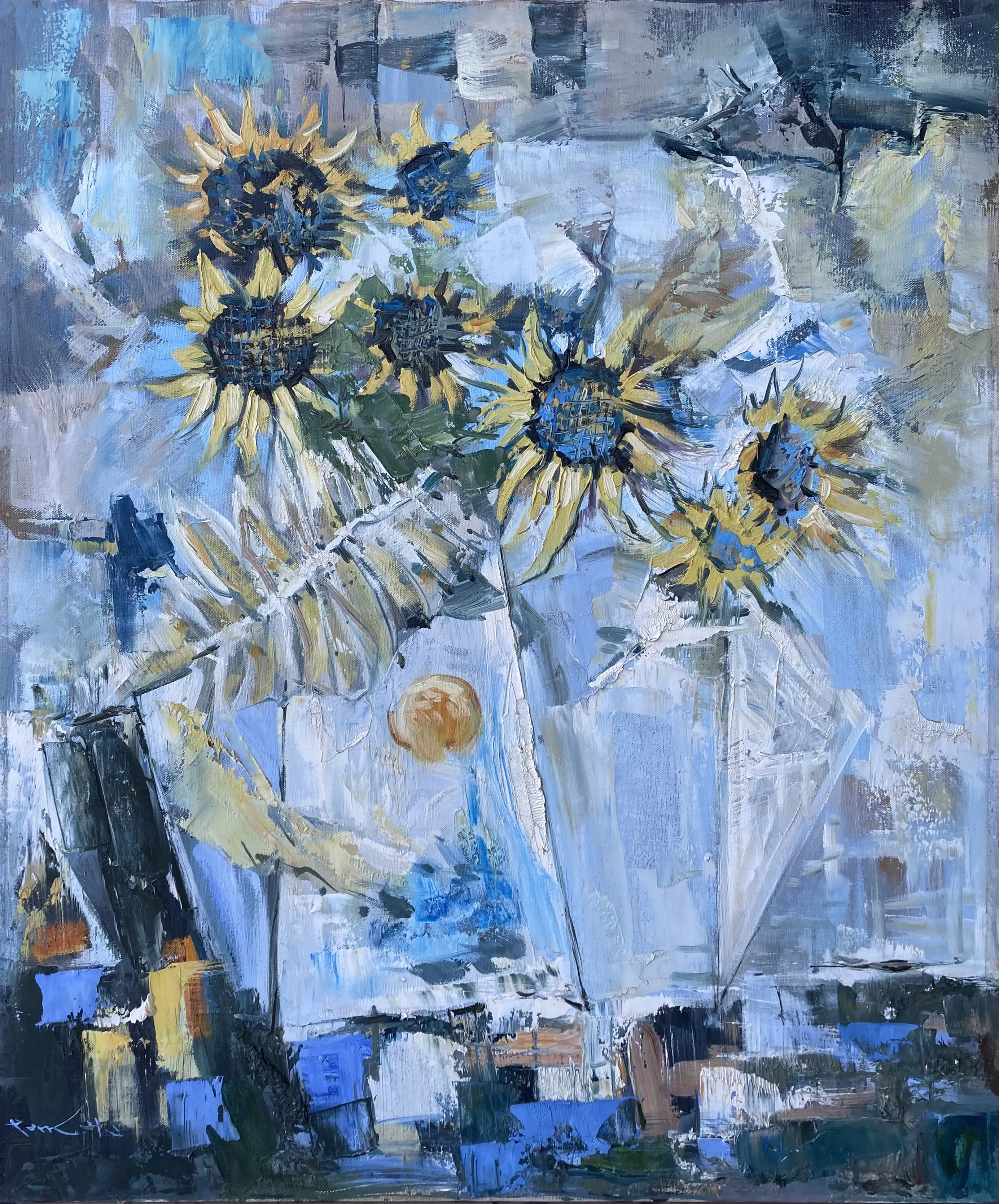 Modernist Sunflowers' 5 Modernist Sunflowers'