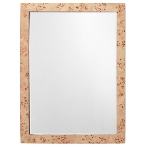 Chandler Rectangular Burl Wall Mirror 1 Chandler Rectangular Burl Wall Mirror