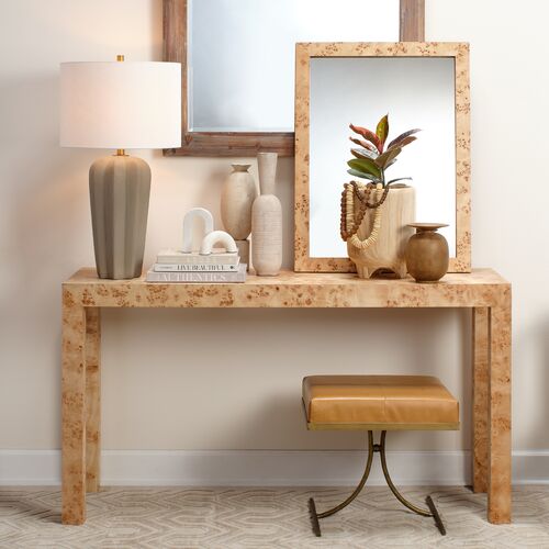 Chandler Rectangular Burl Wall Mirror 8 Chandler Rectangular Burl Wall Mirror
