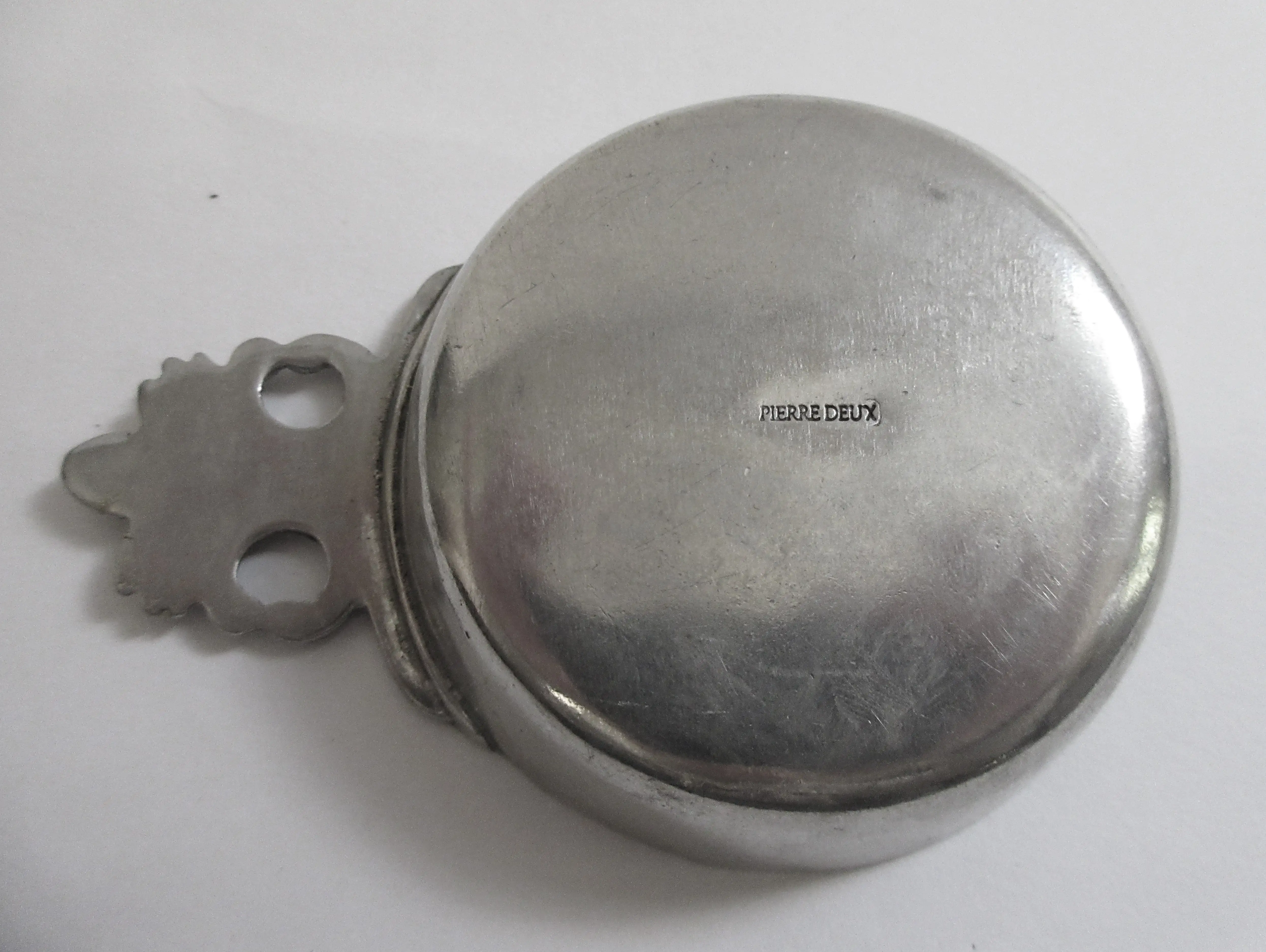 Pierre Deux Pewter Tastevin 9 Pierre Deux Pewter Tastevin