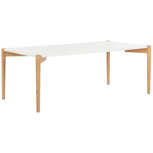 Oda Rectangular Coffee Table, White 1 Oda Rectangular Coffee Table, White