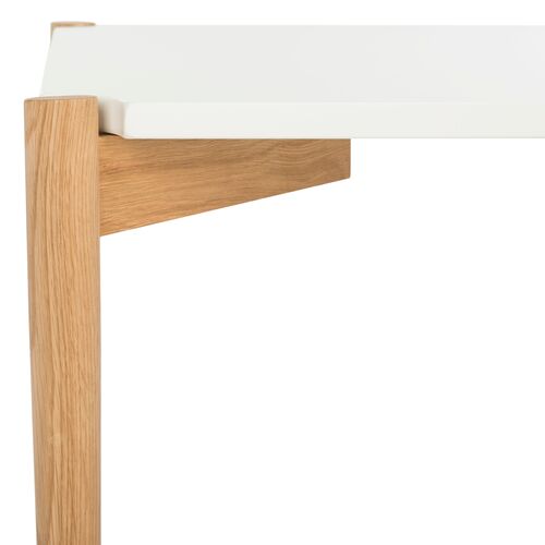 Oda Rectangular Coffee Table, White 5 Oda Rectangular Coffee Table, White