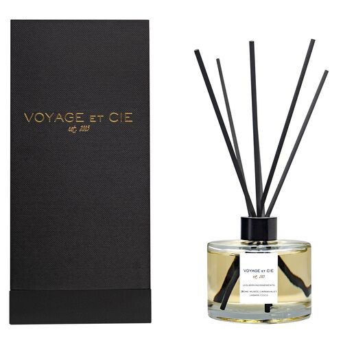 Jasmin Coco Glass Reed Diffuser 1 Jasmin Coco Glass Reed Diffuser