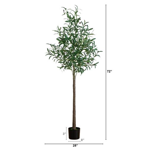 6ft. Lighted Artificial Olive Tree 2 6ft. Lighted Artificial Olive Tree
