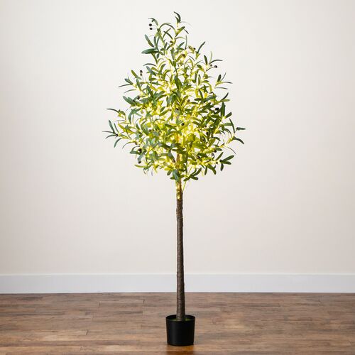 6ft. Lighted Artificial Olive Tree 9 6ft. Lighted Artificial Olive Tree