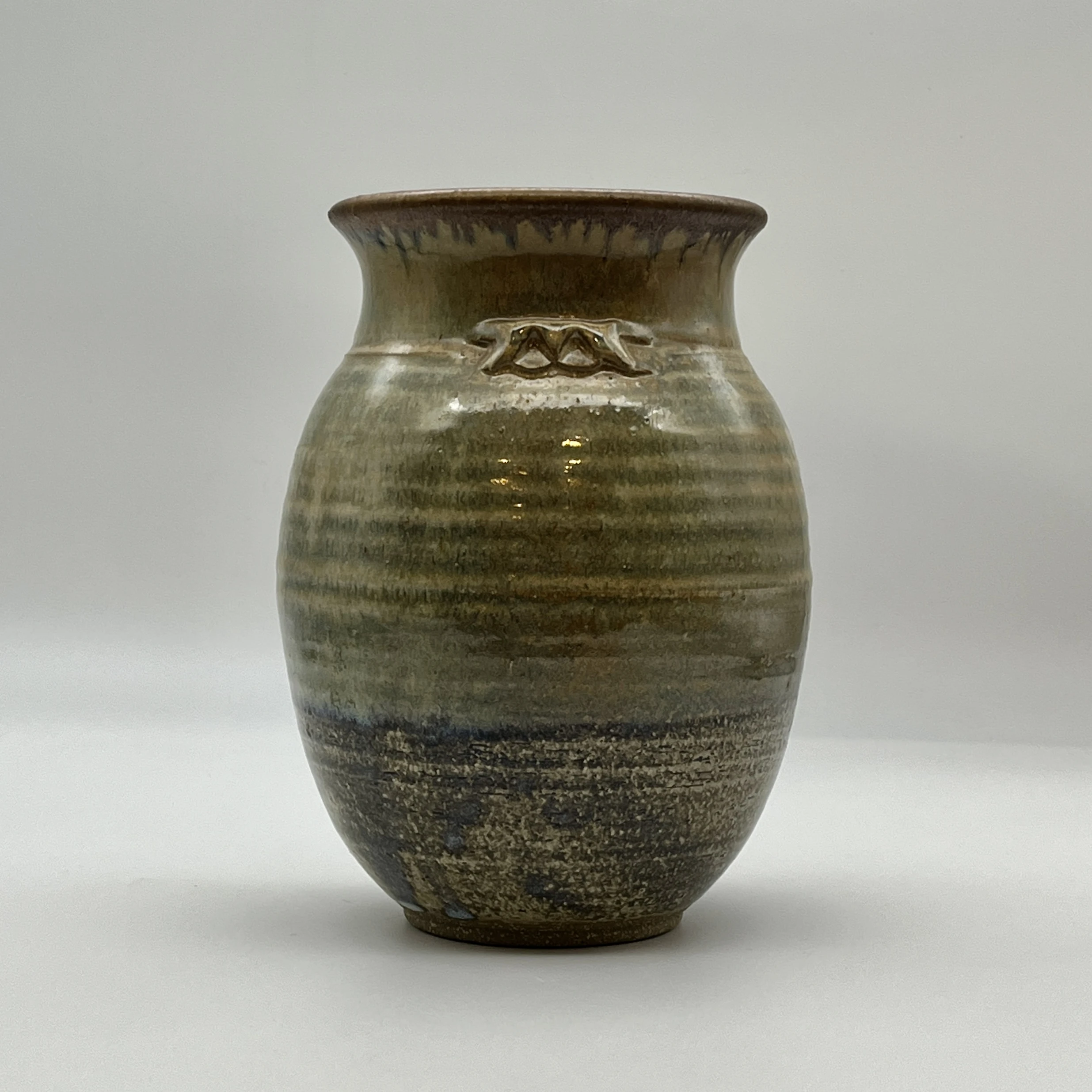 Glazed Ceramic Sage Green Vase 3 Glazed Ceramic Sage Green Vase