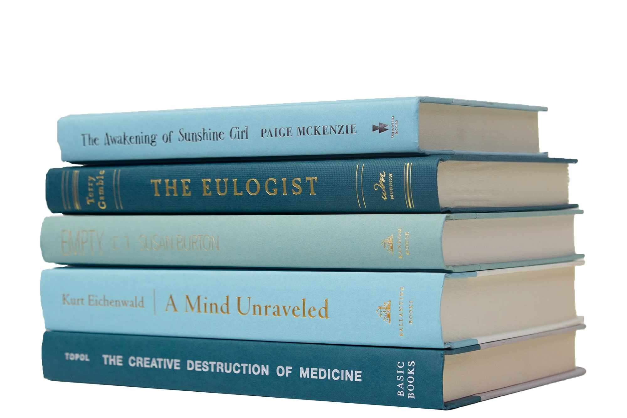 Set of 5 Decorative Book Stack, Gulf 2 Set of 5 Decorative Book Stack, Gulf