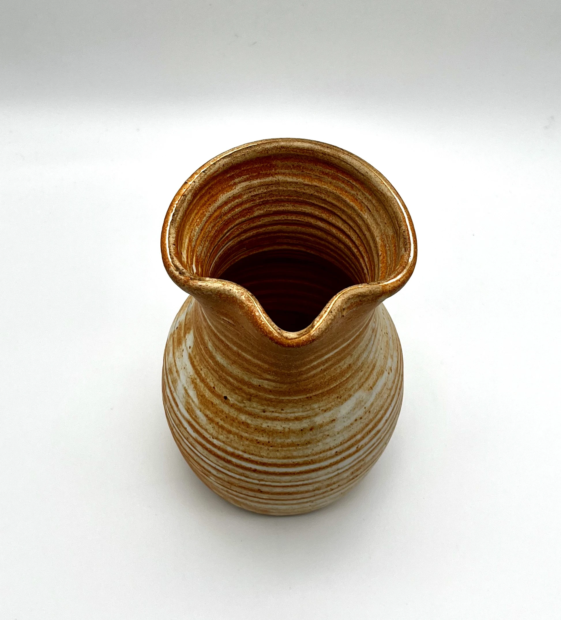 1970s Studio Pottery Pitcher Vase 5 1970s Studio Pottery Pitcher Vase