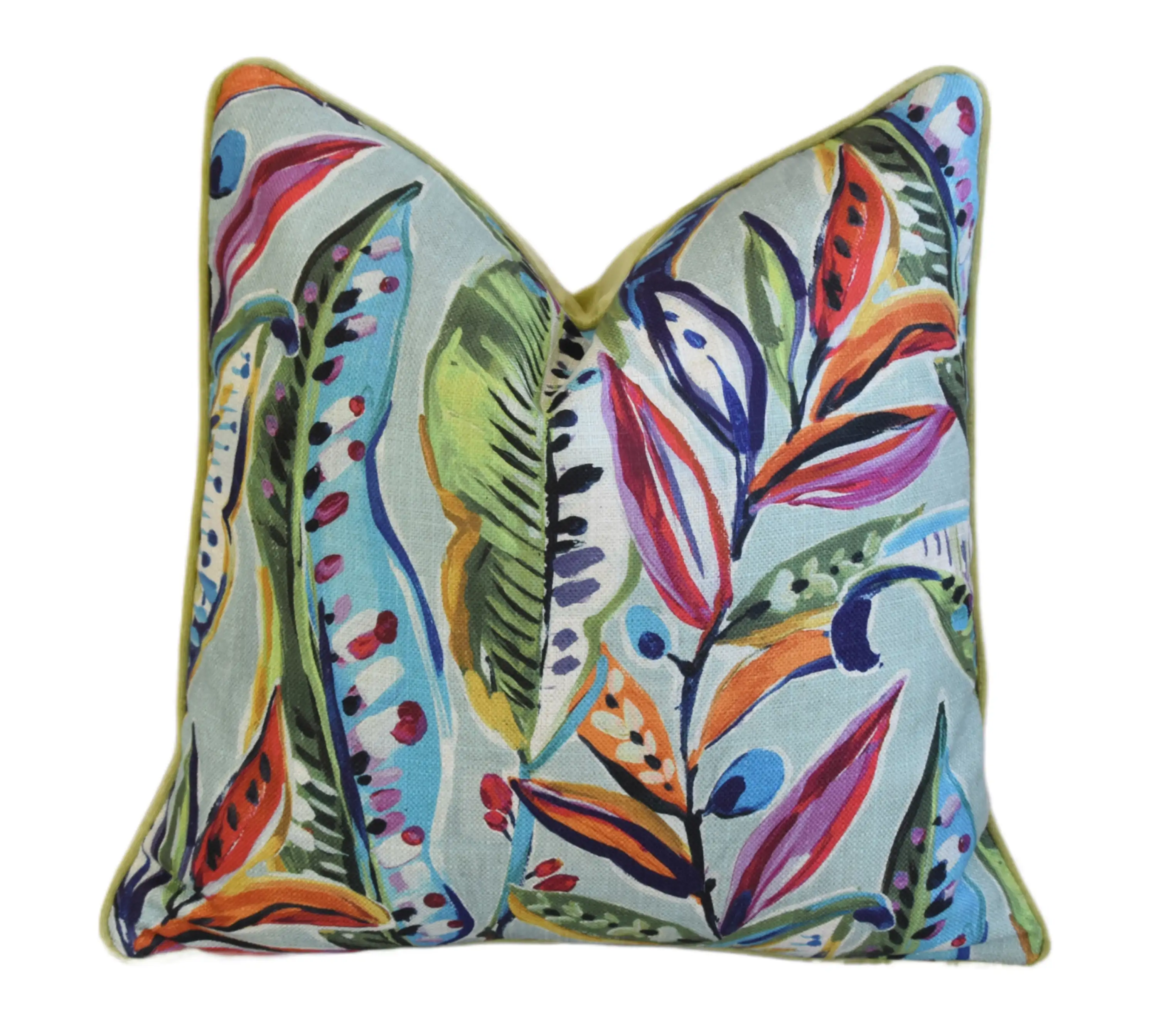 Designer Enrique Carnival Leaf Pillow 2 Designer Enrique Carnival Leaf Pillow