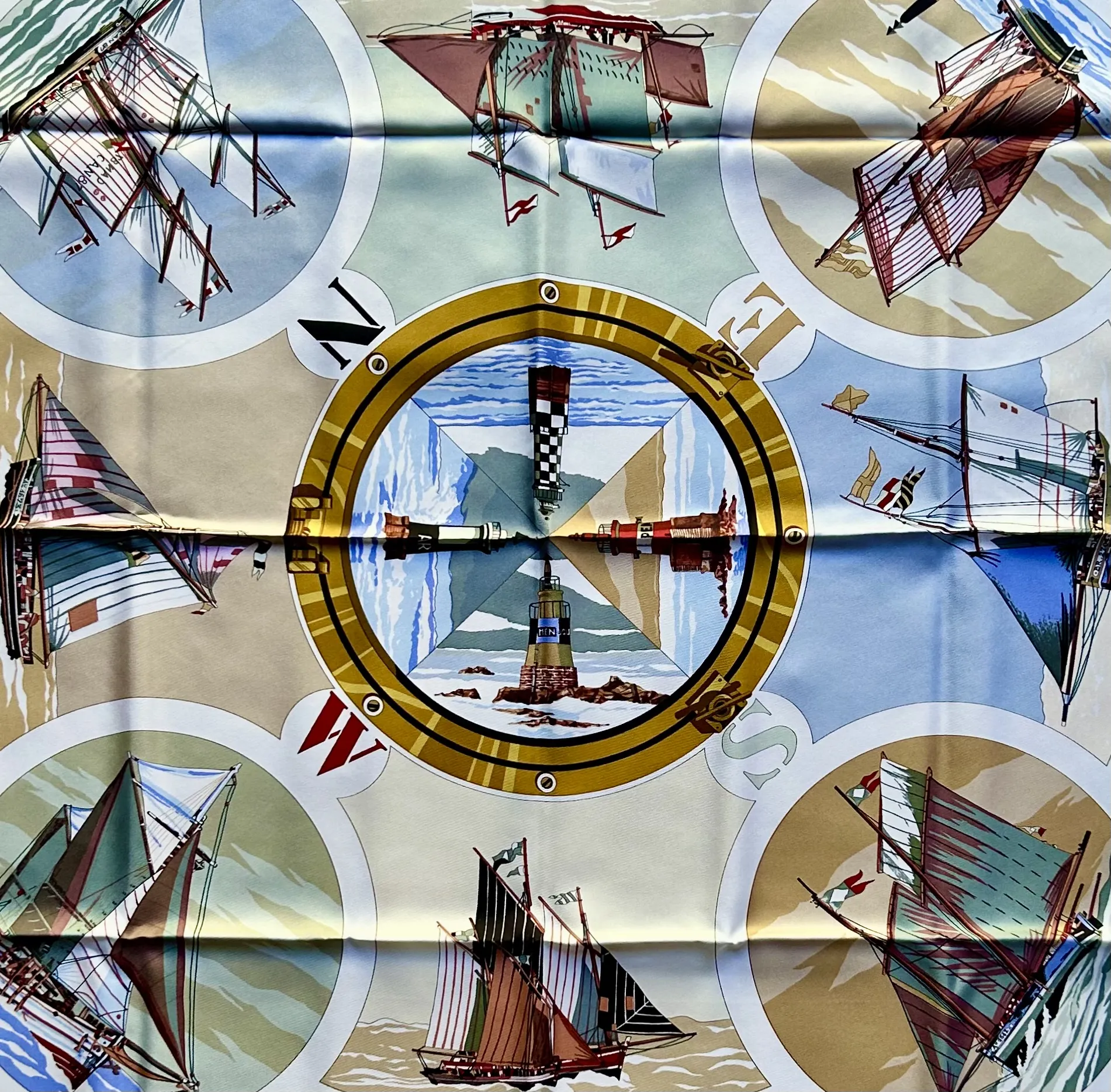 Hermes Belles Amures Scarf 12 Hermes Belles Amures Scarf