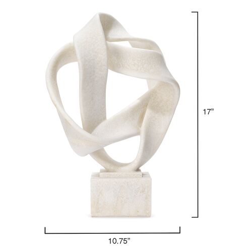 Intertwined Object, Off-White 2 Intertwined Object, Off-White
