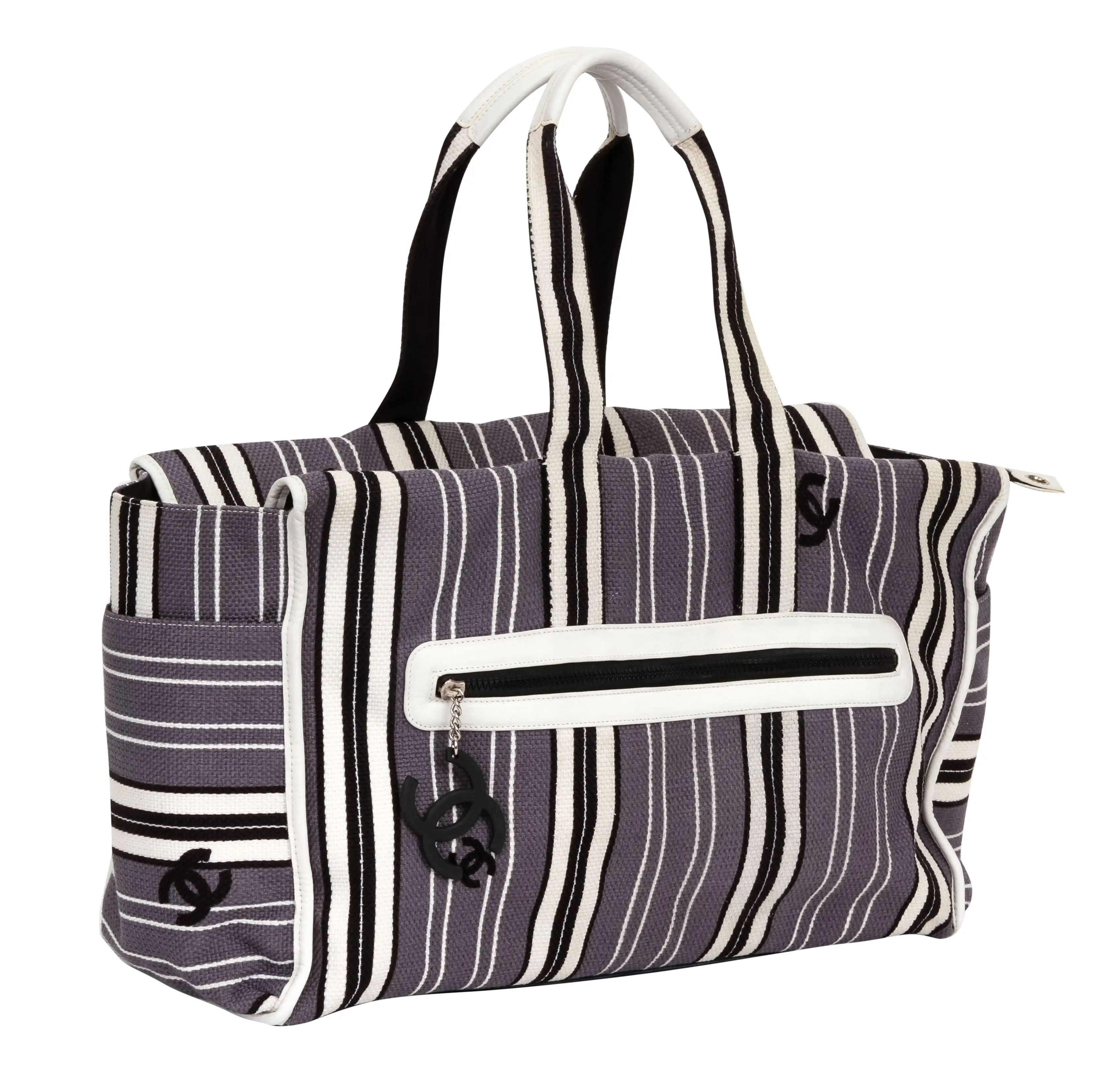Chanel Oversize Striped Beach Bag 2 Chanel Oversize Striped Beach Bag