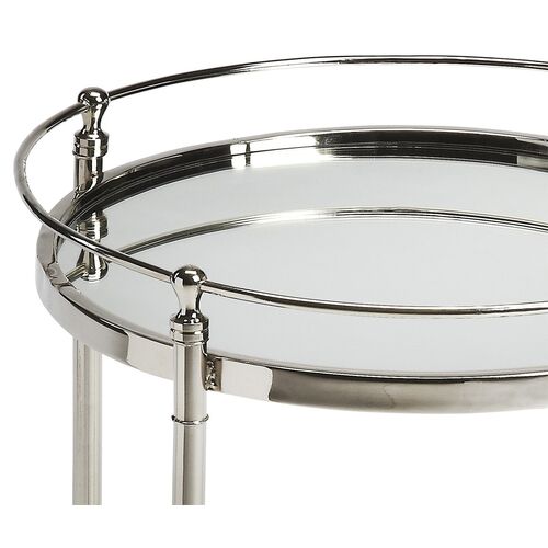 Neiman Side Table, Silver 3 Neiman Side Table, Silver