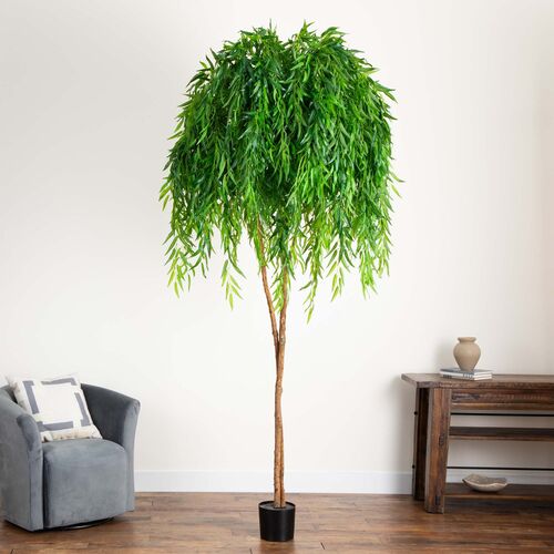 9ft. Willow Artificial Tree, Real Touch 6 9ft. Willow Artificial Tree, Real Touch