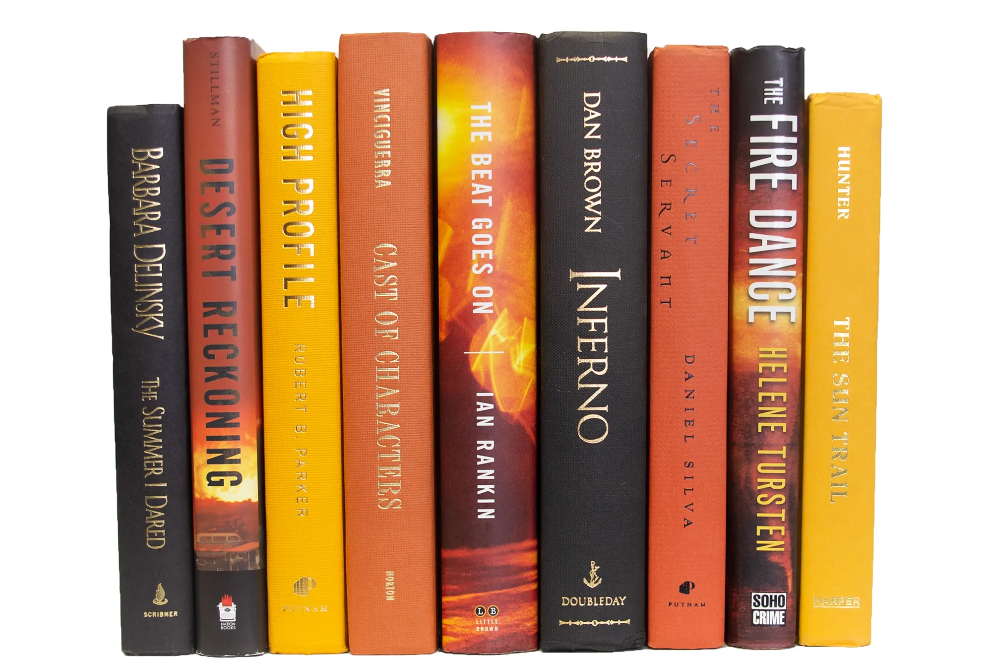 1-Foot Modern Book Bundle, Bonfire 3 1-Foot Modern Book Bundle, Bonfire