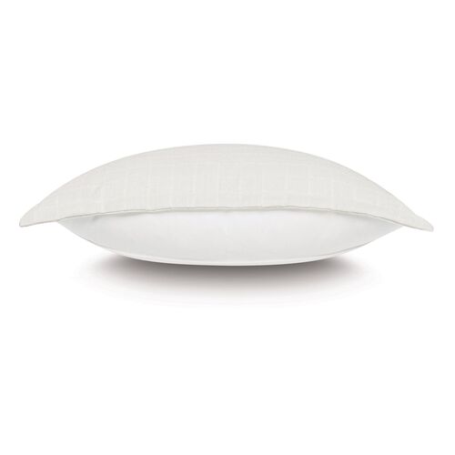 Tonkatsu Check Sham, White 3 Tonkatsu Check Sham, White