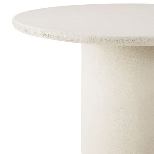 Elements Round Dining Table, Off White 2 Elements Round Dining Table, Off White