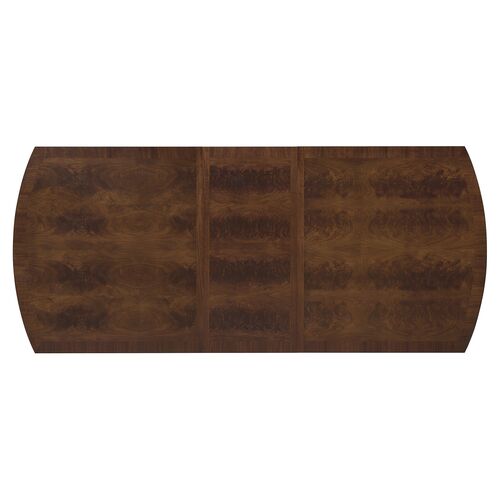 Archives Rectangular Dining Table, Dark Wood 8 Archives Rectangular Dining Table, Dark Wood