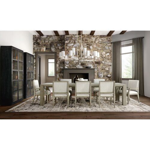 Linville Falls North Fork Rectangular Extension Dining Table, Mink 2 Linville Falls North Fork Rectangular Extension Dining Table, Mink